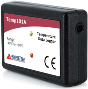 [Temp101A / 901678-00] Temperature Recorder with a pushbutton start and a 10 year battery life