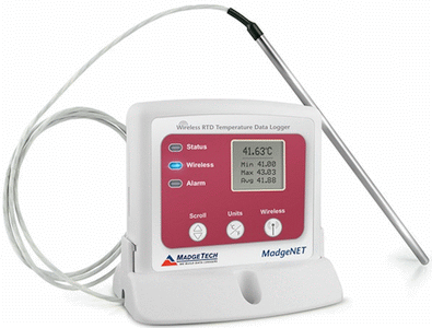 Data logger inalámbrico -200/850ºC RTD externo