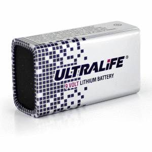 9.0 Volt, Lithium, 1200 mAH Battery