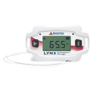 Bluetooth Enabled RTD Temperature Data Logger with LCD