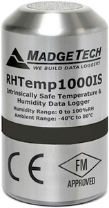 [RHTemp1000IS / 902213-00] Intrinsically Safe Humidity and Temperature Data Logger w/ Stainless Steel Enclosure (Flat)