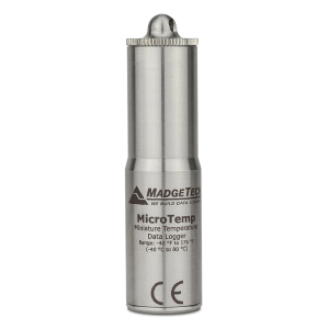 [MicroTemp / 900367-00] Rugged, Submersible, Miniature Temperature Recorder, stainless steel enclosure 80ºC