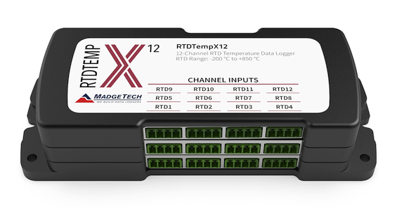 [RTDTempX12 / 902173-00] 12-channel RTD-based temperature data logger